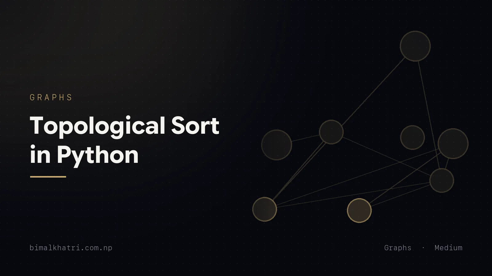 Topological Sort in Python: Ordering Tasks That Depend on Each Other