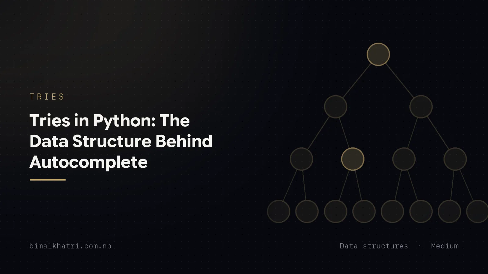 Tries in Python: The Data Structure Behind Autocomplete