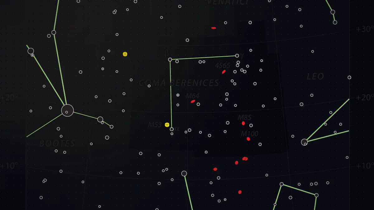 Coma Berenices Constellation: Queen Berenice's Hair and a Sky Full of Galaxies