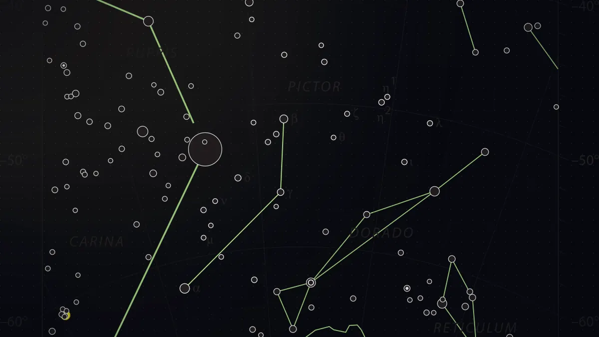 Pictor Constellation: The Painter's Easel, and a Planet We Photographed